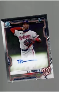 T J WEISSER BOWMAN 1. AUTO 2022 BOWMAN BASEBALL - Bild 1 von 2
