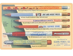 Ozark Pencil Co. St. Louis MO Advertising Fridge / Tool Box Magnet - Picture 1 of 1