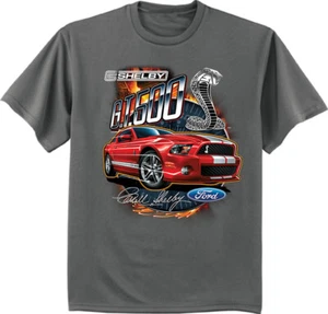 GT 500 Shelby Ford Mustang Shirt Mens Graphic Tee Clothing Apparel Gifts - Picture 1 of 1