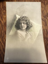 Grete Reinwald photo postcard RPPC VICTORIAN Stunning