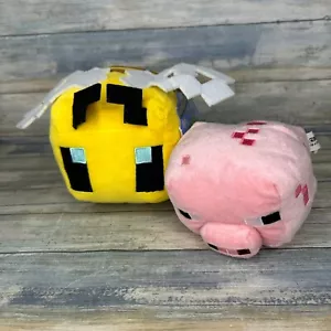 Minecraft Plush Pig Bee Bundle Stuffed Animals MoJang - Picture 1 of 10