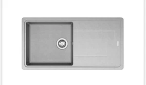 Franke Titan 1 Bowl Composite Kitchen Sink Urban Grey Reversible 970mm x 500mm - Picture 1 of 4