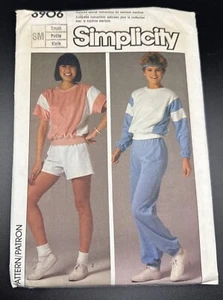 Vintage Simplicity Sewing Pants & Shorts Pattern 6906 Small Petite UNCUT - Picture 1 of 2