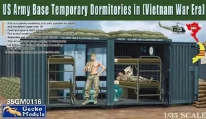 Gecko 35GM0116 1/35 US Army Base Temporary Dormitories In (Vietnam War Era) - Picture 1 of 6