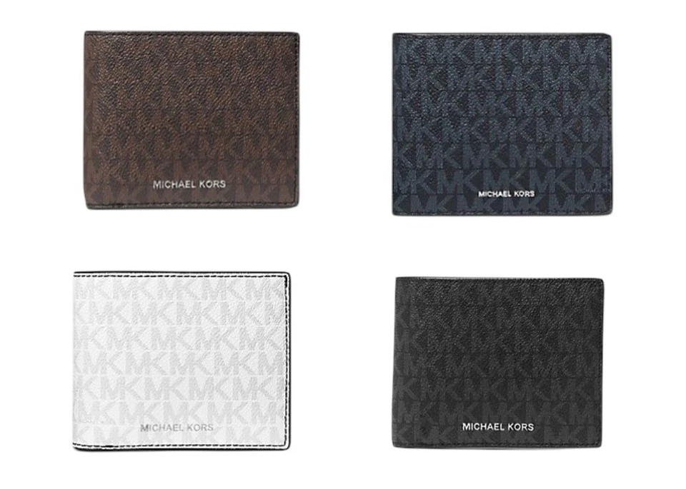 Cartera billetera con logotipo de Cooper de Michael Kors para hombre con bolsa para monedas $158 Foto 1 de 1