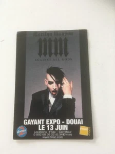 AUTOCOLLANT MARILYN MANSON Concert Douai I101 - Picture 1 of 1