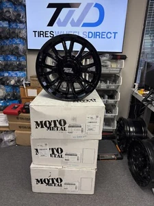 (Set of 4) Moto Metal Legacy 20x9 6x135/6x5.5" +1mm Gloss Black Wheels Rims - Picture 1 of 10