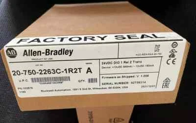 NEW~ Allen Bradley 20-750-2263C-1R2T PowerFlex 750 24V Tran IO Option module - Image 1 of 2