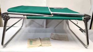 Sedia pieghevole vintage per il tempo libero tutti i prodotti in alluminio venduta da LL Bean NOS - Foto 1 di 11