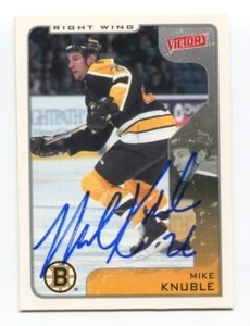2001 Upper Deck Mike Knuble Signed Card Hockey NHL Autograph AUTO #31 - Picture 1 of 2