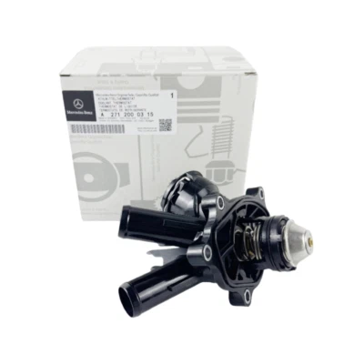 Mercedes Benz C250 SLK250 Thermostat with Housing &Seals 103 deg. C A2712000315 Foto 1 de 4