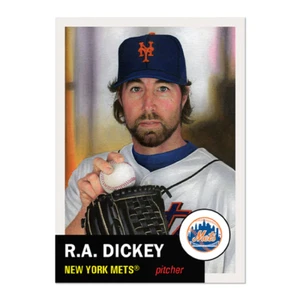 2025 Topps Living Set 797 R.A. Dickey New York Mets PR 1249 - Picture 1 of 2