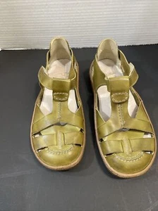 Rieker Antistress Damen Sandalen Comfort olivgrün Größe 7 weiches Leder Sommer - Bild 1 von 7