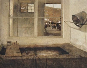 Impresión o lienzo - Mirando hacia fuera, mirando hacia adentro por Andrew Wyeth - Imagen 1 de 1