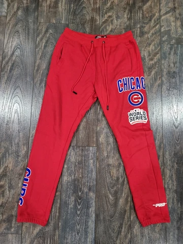 NWT Mens Pro Standard Chicago Cubs world series logo joggers size large Cover