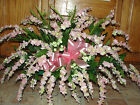 Mothers Day Grave Memorial Flowers Pink Wisteria Vary Cemetery Tombstone Saddles