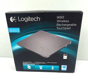 Logitech Rechargeable Touchpad T650 W/ Windows 8 Multi-Touch Navigation - Picture 1 of 8