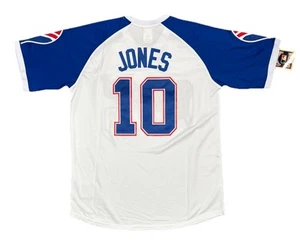 Chipper Jones 1970's Atlanta Braves Cooperstown Home Throwback Jersey Mens Large - Picture 1 of 3