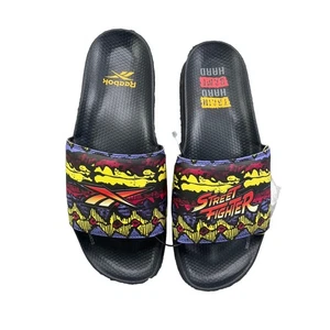 Reebok Street Fighter Classic Slide Sandalen HP2208 US 11 Herren brandneu mit Etikett - Bild 1 von 11