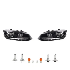 Scheinwerfer Set links & rechts passend für VW Polo 6R 06/2009- m. Leuchtmitteln - Bild 1 von 8