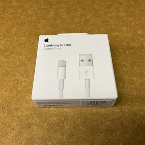 Apple OEM Lightning To USB 1M Cable (NIB) - Picture 1 of 2