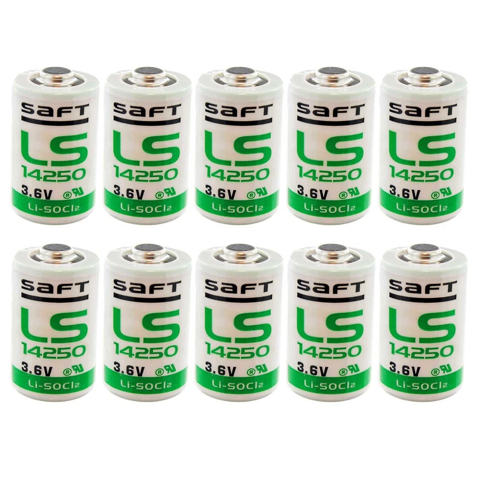 New Genuine SAFT LS14250 3.6v Lithium Batteries 14250 1/2AA  - Image 1 of 1