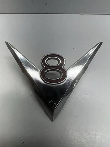 Ford V8 Emblem Vintage OEM 1962-3 Ford Fairlane 500 #C20B16237D - Picture 1 of 8