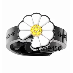 Daisy Ring G-Dragon GD Bigbang New Birthday Gift Concert Delicate Silver Unisex - Picture 1 of 10