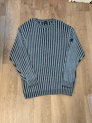 Suéter pulôver tecido com nervuras de lã Southpole Y2K tamanho G - Imagem 1 de 3