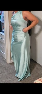 Memoriesea Donna Sexy Monospalla Spacco Alto Cocktail Matrimonio Festa Maxi... - Foto 1 di 2