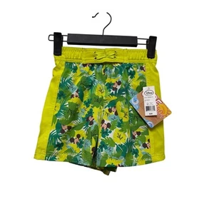 NWT Mikey Mouse Tropical Swim Shorts Trunks Size 4 - Picture 1 of 4