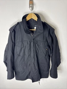 Alpha Industries M-65 Field Coat Cold Weather Jacket Black X-Small Military  - Picture 1 of 10