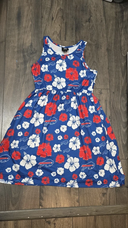 Любимый сарафан с цветочным узором для фанатов Buffalo Bills размер Dmall одежда для команды НФЛ - Изображение 1 из 4