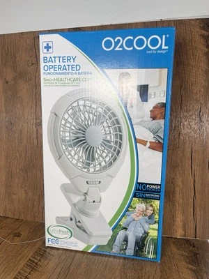 O2COOL зажим вентилятор аккумулятор работает кровать зажим вентилятор новый - Изображение 1 из 3