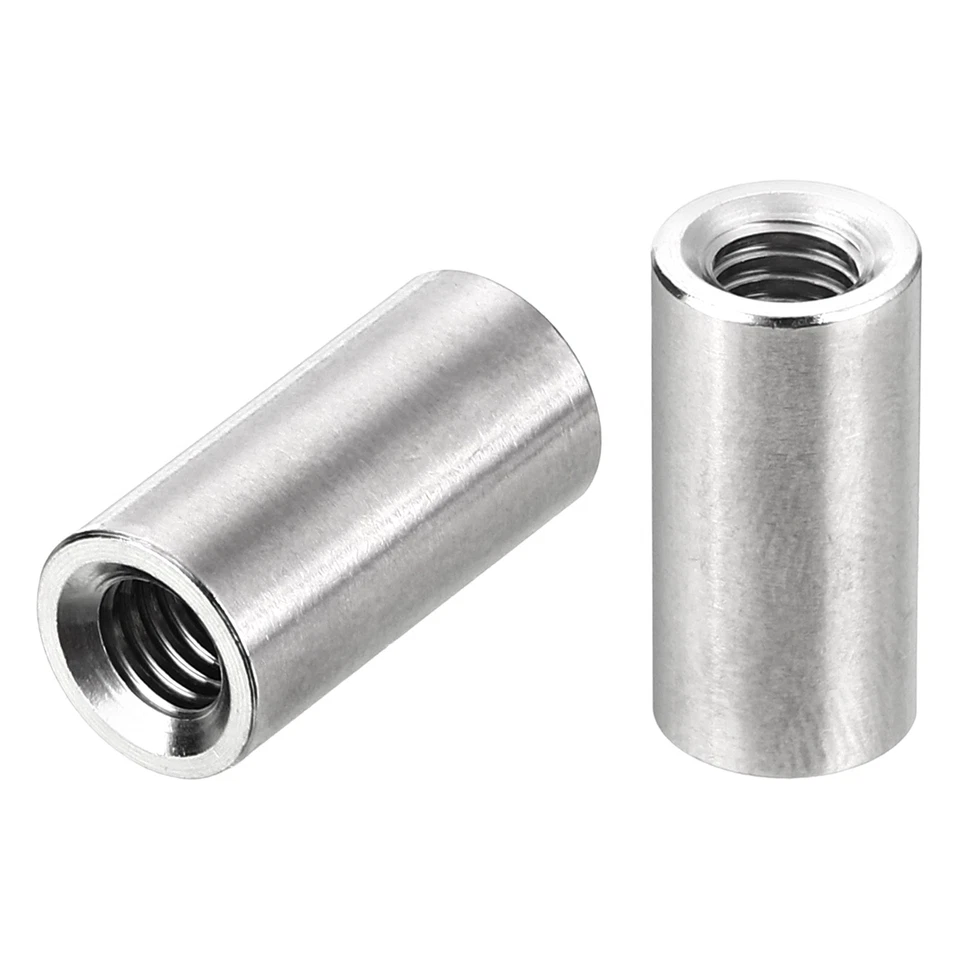 M6x10mmx20mm Weld on Bung Nut Threaded 201 Stainless Steel Insert Weldable 20pcs Foto 1 de 4