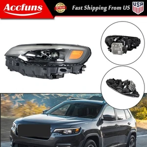 68275944AH LED Headlamp Headlight Left Driver Side For Jeep Cherokee 2019-2022 - Picture 1 of 12