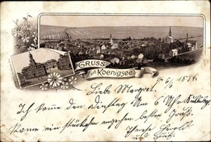 Litho Königsee Rottenbach in Thüringen, Gesamtübersicht - 4168730 - Bild 1 von 2