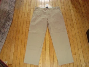 J.CREW FLEX FLAT FRONT CHINO KHAKI RELAXED PANTS MEN'S 38 X 32 BNWT@$79.50 - Picture 1 of 15