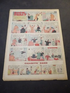 Dick Tracy by Chester Gould - Feb 14, 1932 - Tab-size Sunday - Play Stamp - Picture 1 of 2