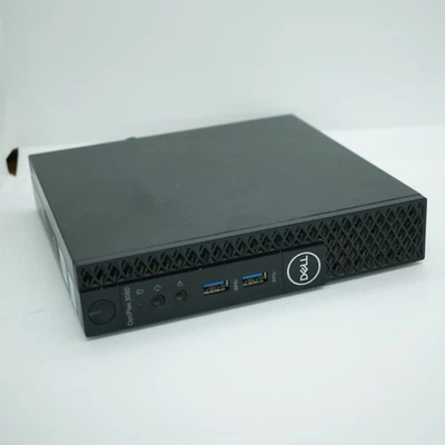 Dell Optiplex Micro 3060 i3-8100T 8GB DDR4 256GB NVMe 750GB HDD Win 11 Pro - Image 1 of 4