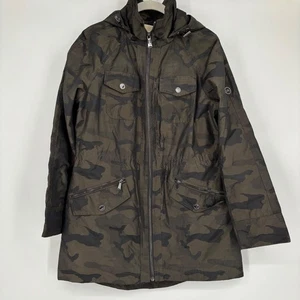 Michael Kors Camouflage Anorak Jacke mit Kapuze Gr. S Military Lightweight Utility - Bild 1 von 14