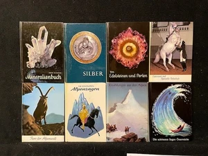 SAMMLUNG - 8 Hardcover - Reihe Pinguin - Mineralienbuch, Silber, Alpensagen u.a. - Bild 1 von 1