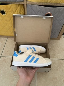 Adidas Grand Court 2.0 EL K Turnschuhe Schuhe Neu mit Karton Größe 4,5 UK Junior ID7860 - Bild 1 von 16