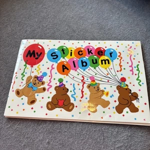 Vtg Sandylion Sticker Album Filled 90s Bears Sesame Lisa Frank SpongeBob Disney - Picture 1 of 19