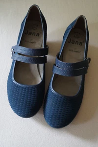 Jana Damen Schuhe Pumps Gr 40,5 Weite H Blau Sehr Gut - Bild 1 von 9