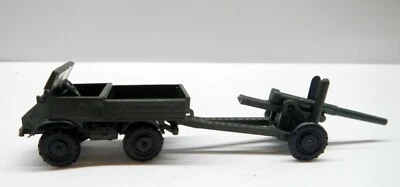 Unimog Con Canone Eko II Guerra Mondiale Scala Ho Germania Made In Spagna - Immagine 1 di 4