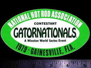 NHRA Gatornationals Gainesville, Fla. 1979 Original Vintage Racing Decal/Sticker - Picture 1 of 1