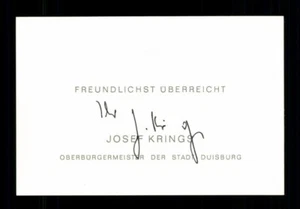 Josef Krings 1926-2019 Oberbürgermeister Duisburg 1975-1997 Orig. # BC 203947 - Bild 1 von 2