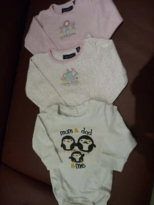 Blue Seven Baby Mädchen Bodys Set 3 Stück Fb weiß/rosa Gr. 68 6-9 Monate - Bild 1 von 7