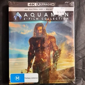 Aquaman / Aquaman And The Lost Kingdom (2-Film Collection) 4K UHD Blu-Ray NEW - Picture 1 of 3